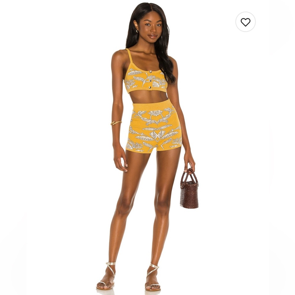 Worn once! House of Harlow x revolve prue top in marigold ✨